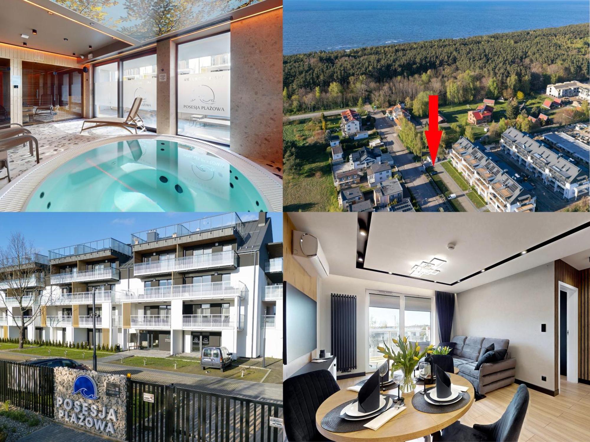 Sloneczne Tarasy Apartaments & Spa Гжибово Екстер'єр фото